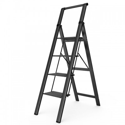 4 Step A Shape Lightweight Portable Aluminium Folding Step Ladder