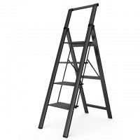 4 Step A Shape Lightweight Portable Aluminium Folding Step Ladder