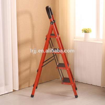 Factory Cheap Price Portable Indoor Steel Ladder 4 Steps For Home-use