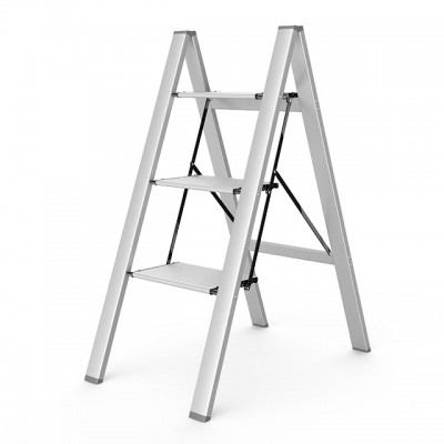 Domestic Small Aluminum Household Foldable Easy Store Step Ladder