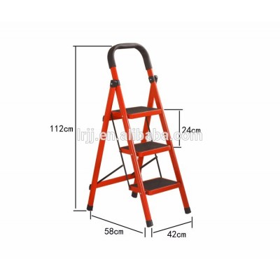 Indoor GS Narrow Foldable Safety Aluminum Alloy Platform Step Ladder